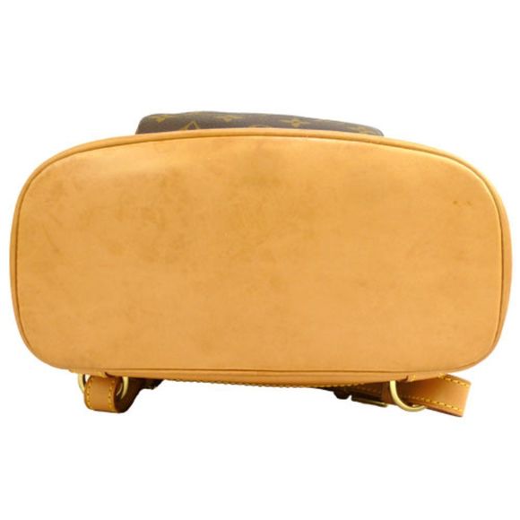 Louis Vuitton Montsouris MM Monogram Rucksack Backpack Brown Gold Metal Fittings - Picture 8 of 10